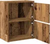 vidaXL Police na knihy vzhľad starého dreva 40x24x52 cm Náhľad obrázku produktu 5