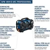 A product image with feature callouts and descriptions. Produktbild-Vorschau