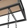 A close-up view of the underside of a shelf with chains hanging from it. Podgląd zdjęcia produktu