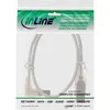 InLine USB 2.0 Kabel, A an B links abgewinkelt, Produktbild-Vorschau 2