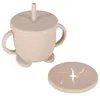 KIK KX4526 Silikon-Geschirrset für Kinder, 9-teilig, beige Produktbild-Vorschau 5