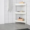 Eckregal Badezimmer Küche 71cm, 3-stufig, Weiß, Kunststoff, Produktbild-Vorschau 2