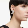 Swarovski Ohrclips Damen Luna Mond Weiß Rhodiniert 5666158 Produktbild-Vorschau 5