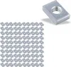 100x Nutenstein | Gewindeplatte 15x10x4 mm M6 Gewinde Produktbild-Vorschau 1