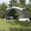 vidaXL Moskitonetz-Zelt mit Dach Grau 434 x 434 x 230 cm Produktbild-Vorschau 2