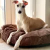 4L Textil Hundebett große Hunde waschbar Hundehöhle Produktbild-Vorschau 5