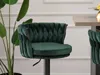 Designová barová židle KRISMAR - zelená / černá Náhled obrázku produktu 3