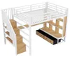 Łóżko piętrowe 140x200 cm z biurkiem, półkami, 2 Podgląd zdjęcia produktu 14