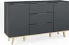 Kredenc Vicco Nautica Antracit 138 x 82 cm, Model 36741 Náhled obrázku produktu 1