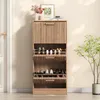 Schuhschrank schmal, Freistehender aus Holz mit 2 Produktbild-Vorschau 2