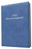 2026 ADINA Reservierungsbuch A4 blau-metallic 1 Tag auf 1 Produktbild-Vorschau 1