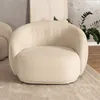 Fauteuil HOME DELUXE CASARA Tissu beige - 99 x 104 x 72 cm Voir les images du produit 3
