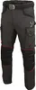 A pair of dark gray work pants with black knee panels and red trim, shown against a white background. Produktbild-Vorschau