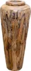 vidaXL Deko-Vase 40 x 80 cm Massivholz Teak Produktbild-Vorschau 10