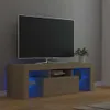 TV skříňka s LED osvětlením dub sonoma 120 x 35 x 40 cm Náhled obrázku produktu 2