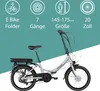 Tretwerk Chioni E Bike Faltrad 20 Zoll Elektrofahrrad Damen Produktbild-Vorschau 2