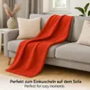 Betz Fleecedecke 2 Stück 130x170 cm 180g/m² – Wohndecke & Produktbild-Vorschau 2