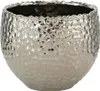 Übertopf Lajos Steingut H.10/14/19 Ø.13/17/24 cm silber 3er Produktbild-Vorschau 4