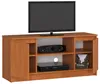 A television set on a wooden media console. Podgląd zdjęcia produktu