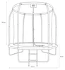 AXI Houston Trampolino Rotondo, Rete Ø 244 cm, Nero | Anteprima dell’immagine prodotto 6