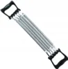 A chest expander with multiple springs and black handles, shown diagonally on a white background. Voir les images du produit