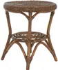 KRINES HOME Runder Rattan-Tisch Ø 50 cm / Beistelltisch Produktbild-Vorschau 2