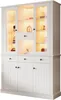 Vitrinenschrank 119,5 x 40 x 180 cm, 21 Ablagefächer, 4 Produktbild-Vorschau 9