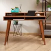 Schreibtisch LUNA mit 2 offenen Fächern, Arbeitstisch aus Produktbild-Vorschau 1
