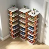 3er-Set Schuhregal, steckbar und zerlegbar, einfaches Produktbild-Vorschau 1