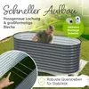 HOFGARTEN 200x80x78cm Hochbeet Metall, Pflanzbeet aus Produktbild-Vorschau 4
