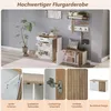 Set guardaroba Merax 5 pezzi con scarpiera e panca porta Anteprima dell’immagine prodotto 6