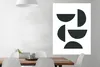 MuchoWow® Poster Geometrische Figuren - Abstrakt - Schwarz Produktbild-Vorschau 2
