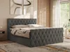 MKS MEBLE Boxspringbett 120x200 mit Bettkasten, Bett Produktbild-Vorschau 1
