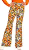 70er Damenhose Bubbles - Hippie Faschingskostüm Größe: L-XL Produktbild-Vorschau 1