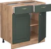 Küchenunterschrank Vicco Fame-Line Grün-Gold Landhaus 80 cm Produktbild-Vorschau 5