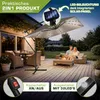 Ombrellone rettangolare in alluminio tillvex® Ø 330 cm con Anteprima dell’immagine prodotto 6