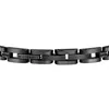 MASERATI BRACELET RG IP BLK CRYS 100% Edelstahl schwarz Produktbild-Vorschau 2
