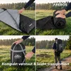 AREBOS Camping Schlafsack 220x83 cm, Deckenschlafsack für Produktbild-Vorschau 9