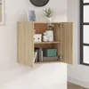 vidaXL Nástěnná skříň Sonoma dub 60x30x60 cm výrobek ze Náhled obrázku produktu 3