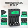 Strex Batterij Oplader - AA/AAA Batterijen - USB Oplaadbaar Productafbeelding-voorbeeld 5
