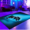 Fesselnder Gaming-Teppich mit lebendigen Neon-Farben und Produktbild-Vorschau 1
