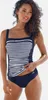 LASCANA Tankini-Top Myst marine-weiß Größe 44 Cup C Produktbild-Vorschau 2