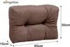 sunnypillow Palettenkissen für Gartenmöbel - Rückenkissen Produktbild-Vorschau 1