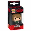 A Funko Pop! keychain of Robin from Stranger Things, displayed in its original packaging. Podgląd zdjęcia produktu