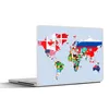 MuchoWow® Laptop Aufkleber Sticker Cover Welt - Karte - Produktbild-Vorschau 1