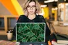MuchoWow® Laptop Aufkleber Sticker Cover Smaragd - Gold - Produktbild-Vorschau 5