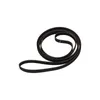 A black drive belt coiled on a white background. Produktbild-Vorschau