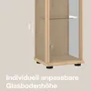 K-Möbel Glasvitrine stehend in Buche (176x37x33 cm) mit 4 Produktbild-Vorschau 6