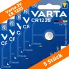 5 x Varta CR 1225 DL1225 3V Lithium Batterien Knopfzellen Produktbild-Vorschau 2