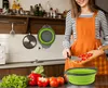 Faltbarer Seiher Sieb Abtropfsieb Nudelsieb (Grün) H0282, Produktbild-Vorschau 7